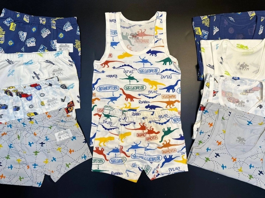 комплект майка трусы для мальчика,комплект нижнего белья для мальчика,комплект майка трусы,детские комплекты майка трусы сбор,комплект нижнего белья для мальчика майка и трусы