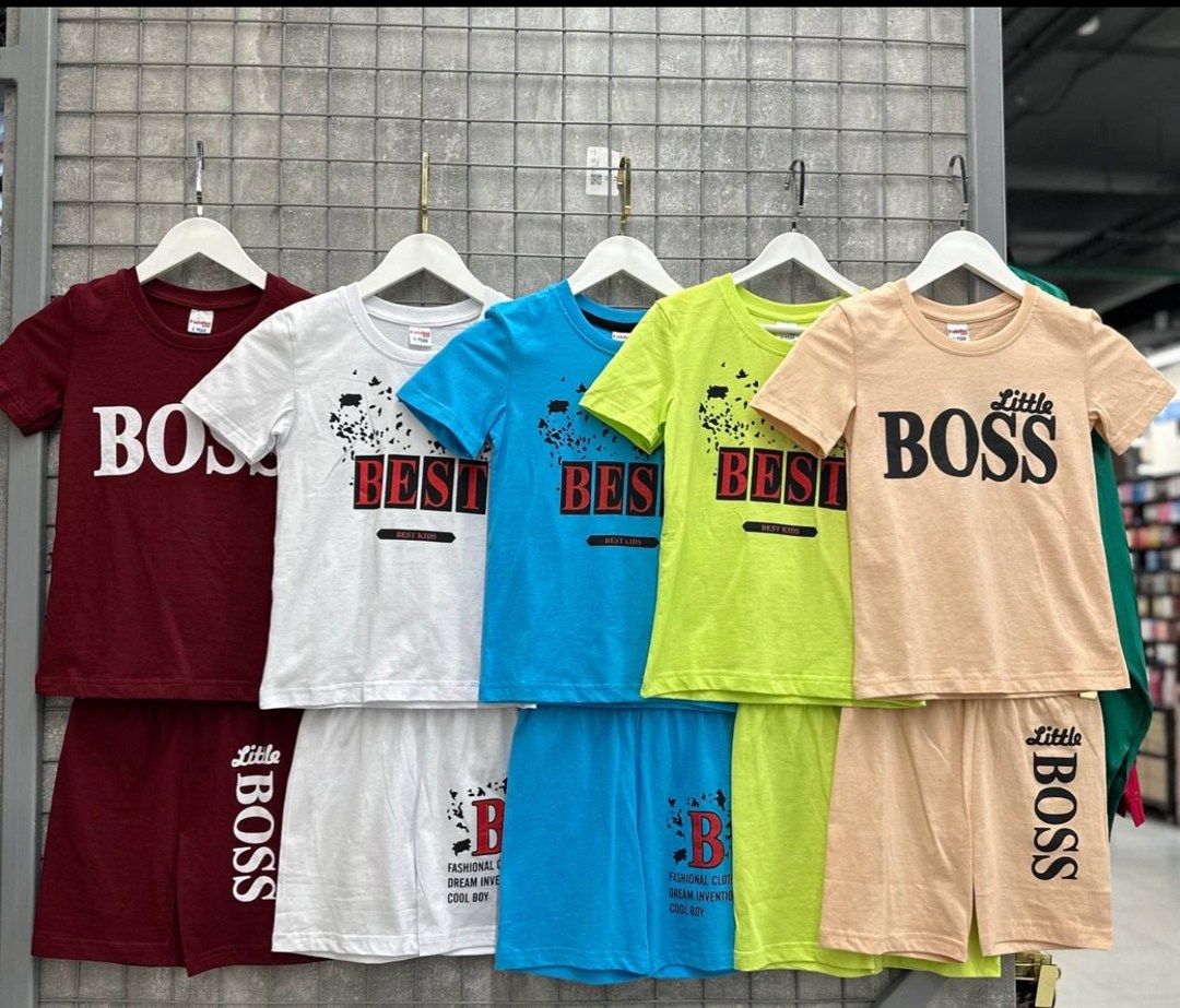 костюм шорты и футболка для мальчика под бренд,костюм футболки шорты со стичем,фуси kids костюм для мальчика футболка с шортами,костюм для мальчика футболка шорты,летний костюм для мальчика