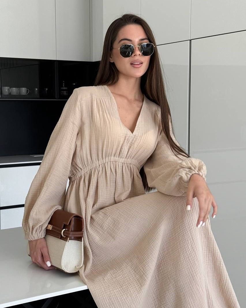 стильное платье,платье,платье женская,платье муслин, платья