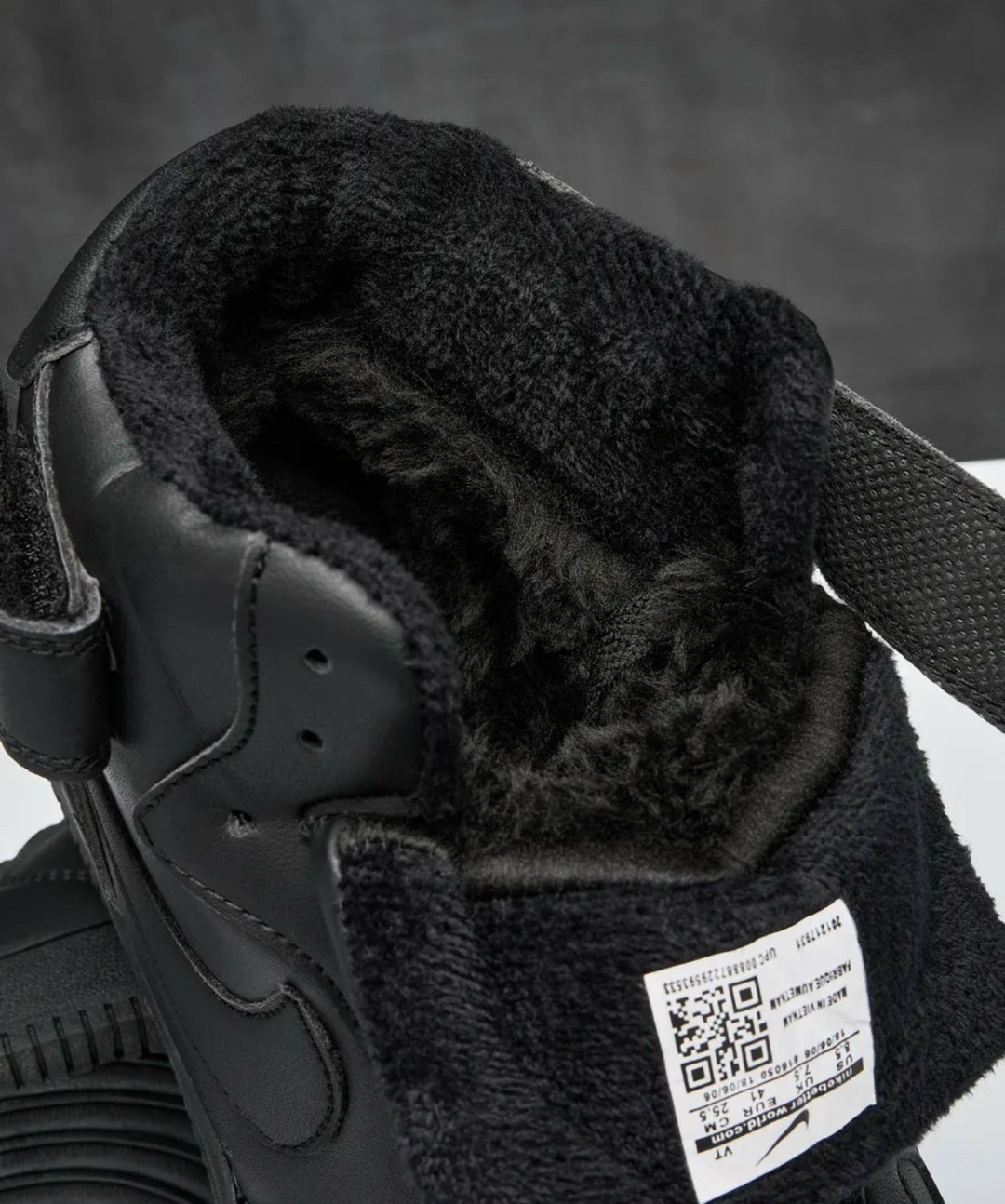 кросcовки nike air force 1,nike air force 1 mid black,найк аир форс 1 высокие черные,air force 1 black,nike air force 1 mid &#x27;07 all black черные