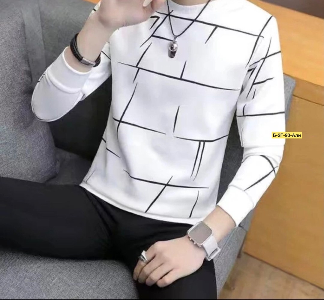 свитшот мужской белый,мужская кофта,свитшот мужская,мужская рубашка с длинными рукавами,мужская мода