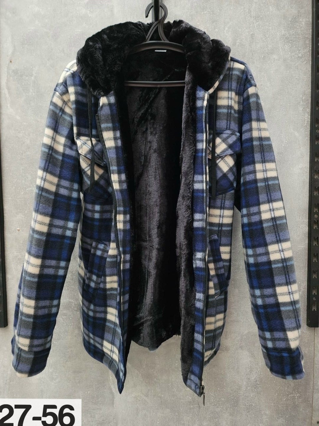рубашка на меху,теплая рубашка,рубашка в клетку теплая с капюшоном,рубашка с капюшоном,куртка в клетку мужская