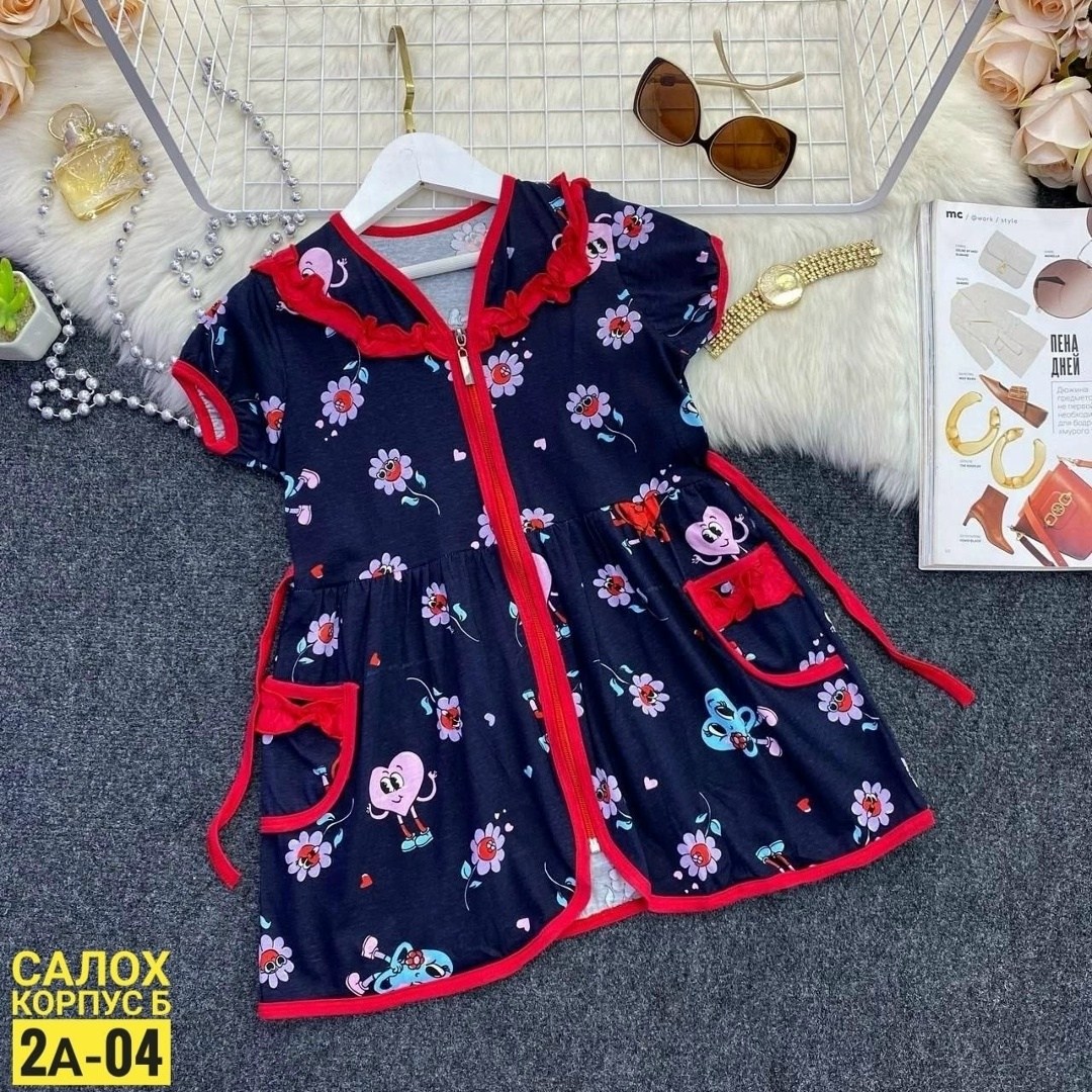 халат для девочек,детский халат для девочек,платье для девочек,детская платье,платье детские