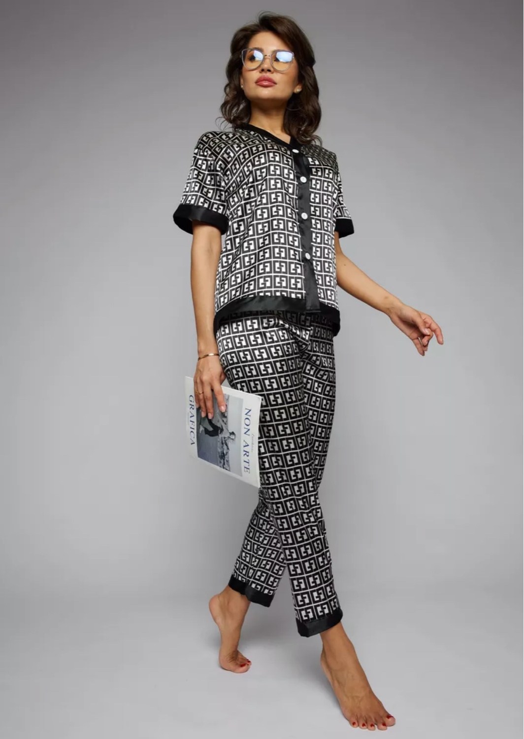 пижама домашний костюм,пижама женская,одежда для дома,пижама с брюками женская,пижама черная