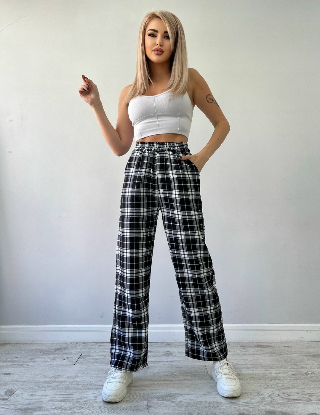 штаны в клетку,брюки штаны в клетку,клетчатые штаны широкие,женские брюки в клетку,штаны в клетку женские