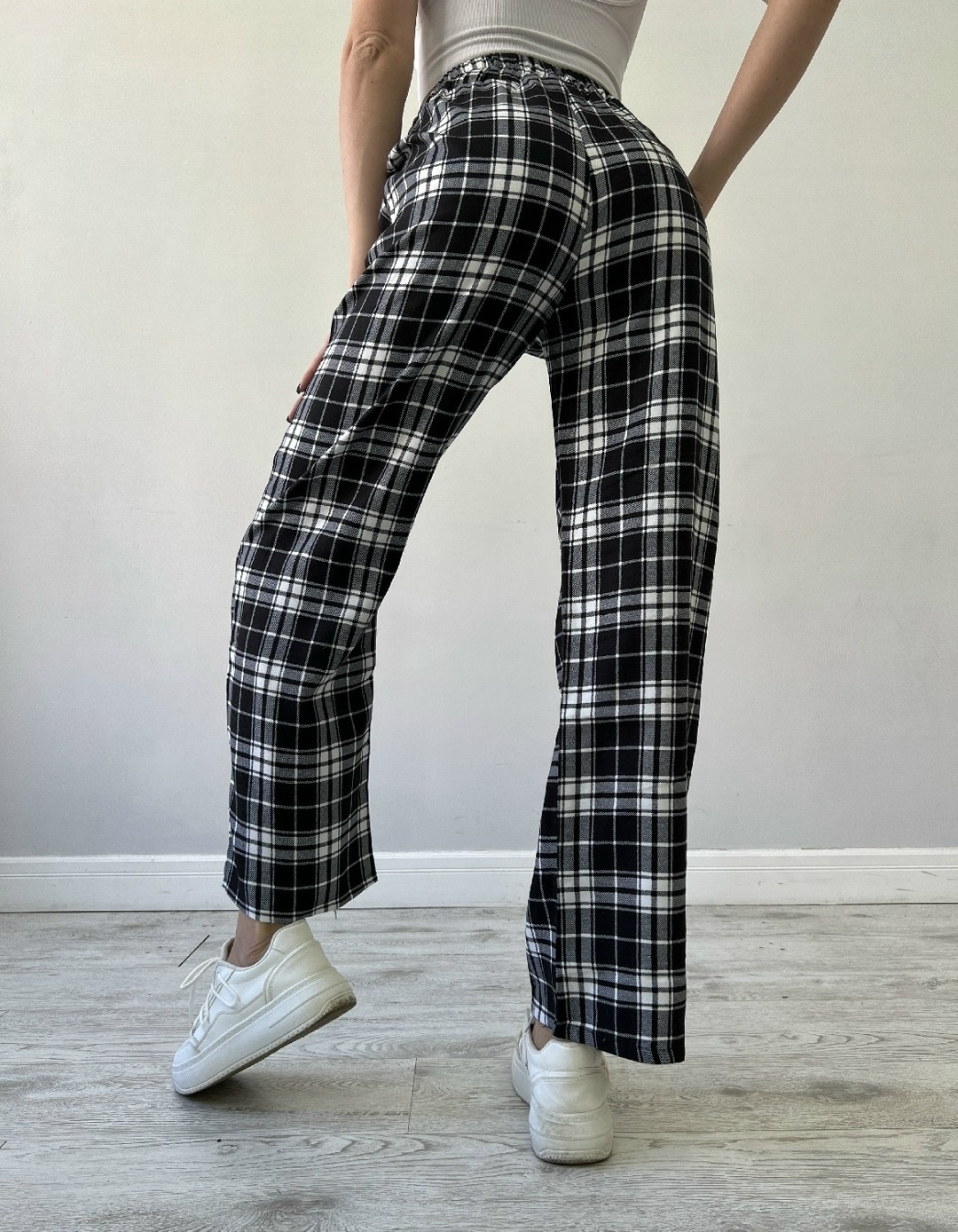 штаны в клетку,брюки штаны в клетку,клетчатые штаны широкие,женские брюки в клетку,штаны в клетку женские