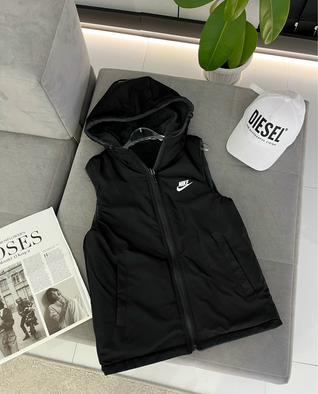 черный жилет найк,жилет,жилетка nike,жилет двусторонний,жилет мужской