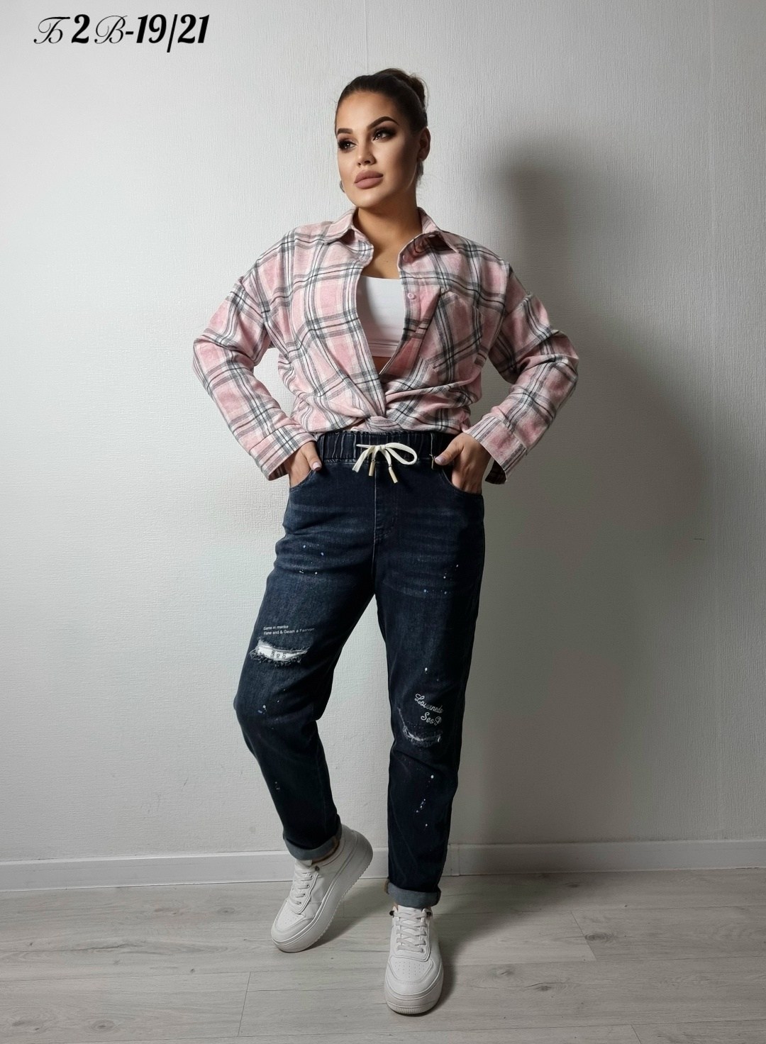 джинсы женские,женские рубашки в клетку,брюки джинсы, оптом,рубашка женская оверсайз в клетку