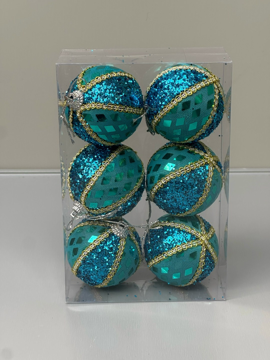 набор шаров елочных,елочные шары,набор ёлочных шаров диаметр 6 см,шары новогодние набор,набор ёлочных шаров 6 см, 6 шт