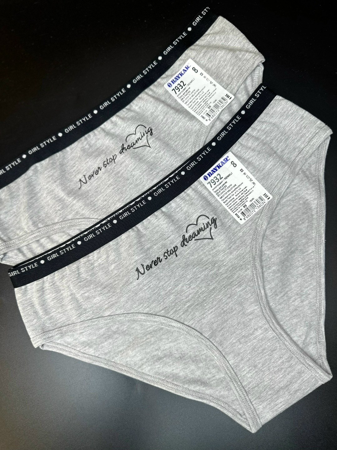 комплект трусов слипы baykar для девочек,комплект трусов слипы baykar,трусы для девочек baykar,комплект трусов для девочек baykar,байкар 7932