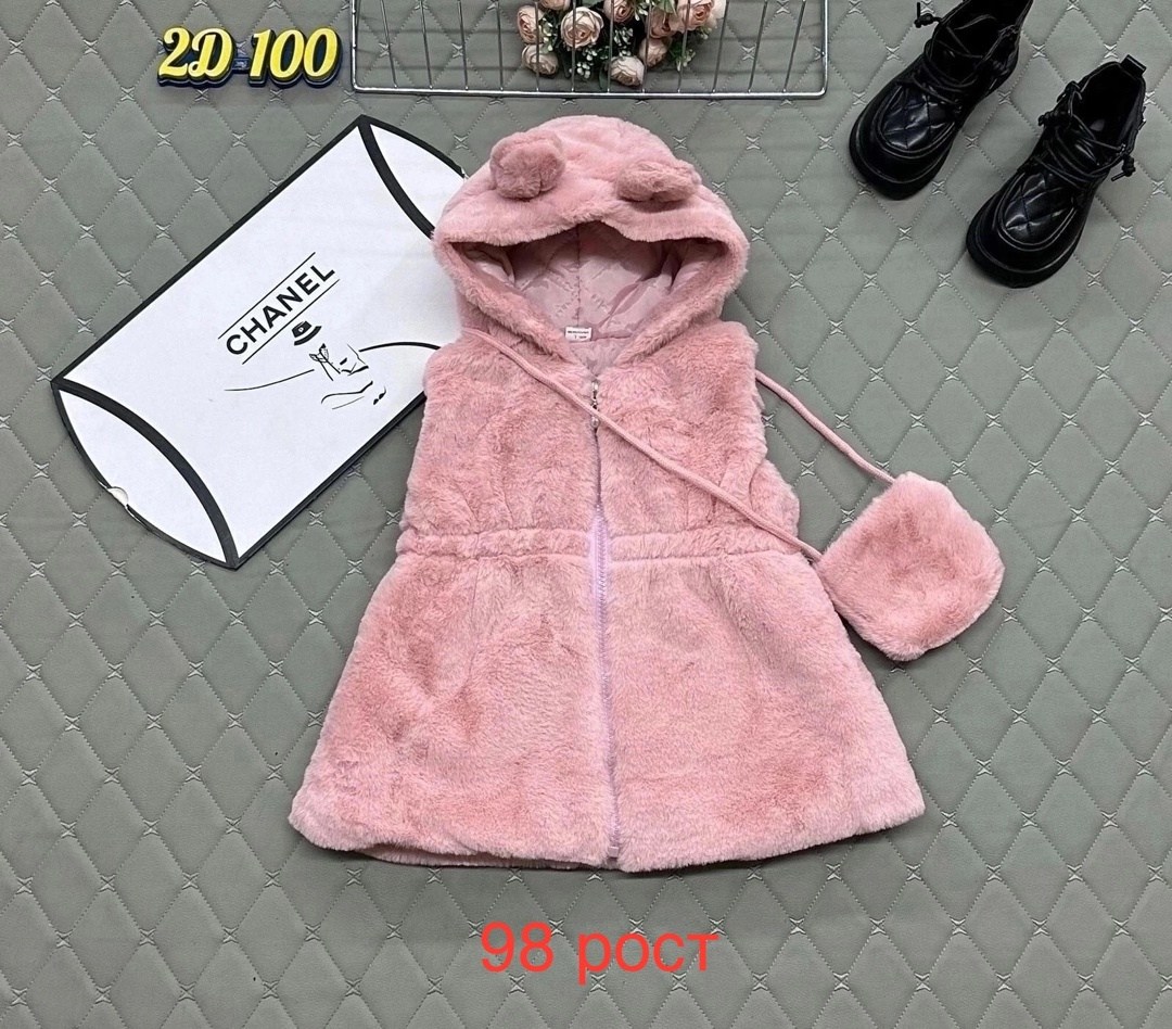 платье детская,удлиненный жилет с капюшоном,верхняя одежда,верхняя одежда 2025,пальто для девочек