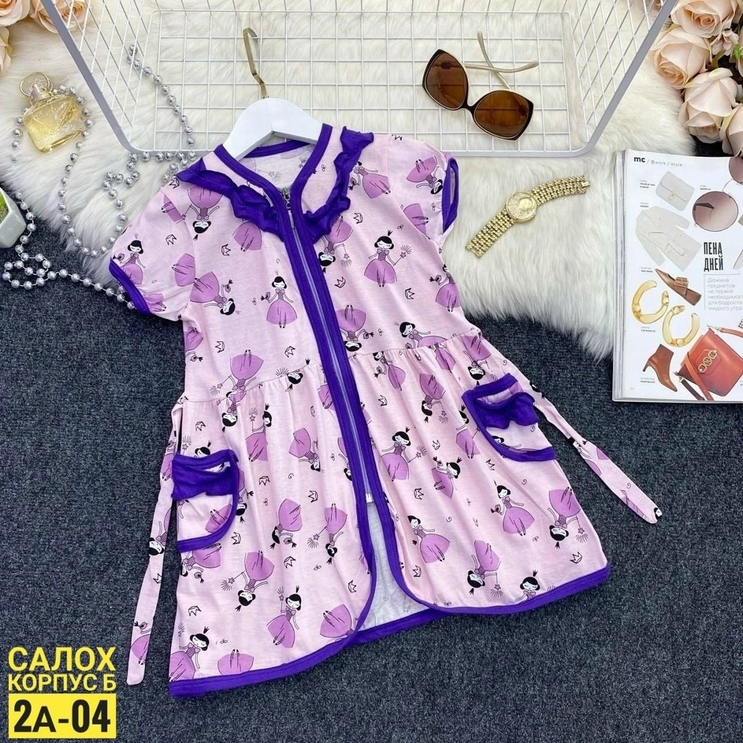 халат для девочек,детский халат для девочек,платье для девочек,детская платье,платье детские
