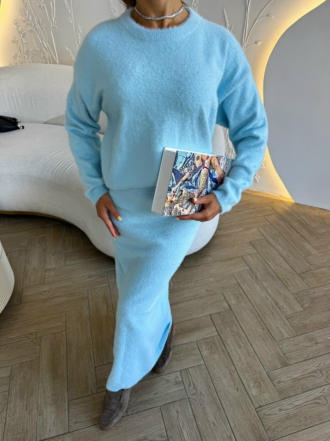 трикотажные костюмы,трикотажные костюмы с юбкой,костюм из трикотажа,трикотажный костюм с юбкой emberens,вязаные костюмы