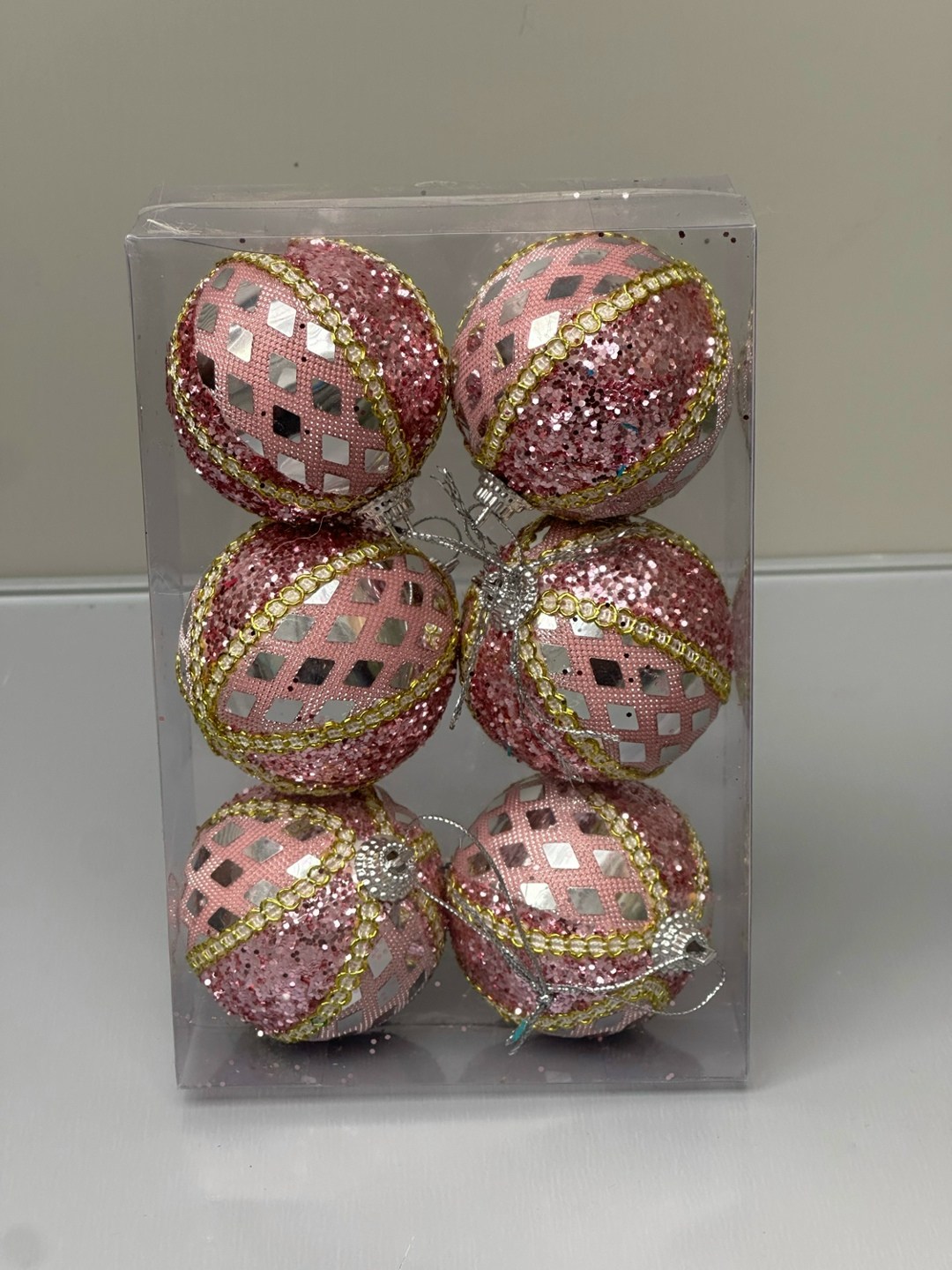 набор шаров елочных,елочные шары,набор ёлочных шаров диаметр 6 см,шары новогодние набор,набор ёлочных шаров 6 см, 6 шт