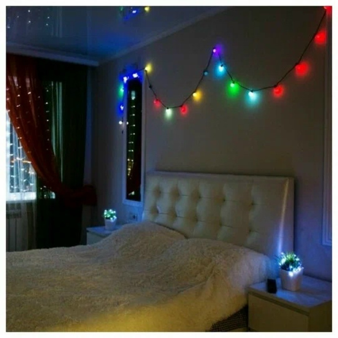 гирлянда neon-night 303-589,гирлянда новогодняя светодиодная,гирлянда на елке,neon-night "шарики" 10 led,гирлянда электрическая занавес шарики разноцветные