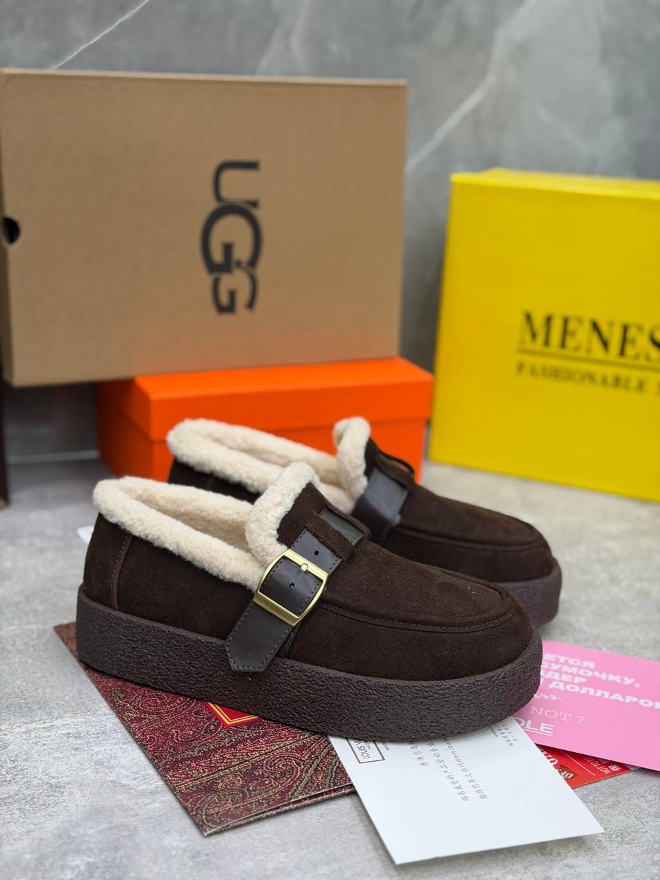 , женская,зимняя ,зимняя женская ,лоферы с мехам