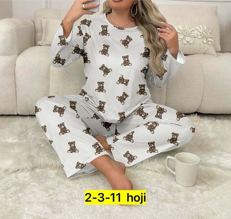 домашняя одежда пижама,комплект пижама,пижама женская,пижама женская теплая со штанами больших размеров,пижамный комплект больших размеров