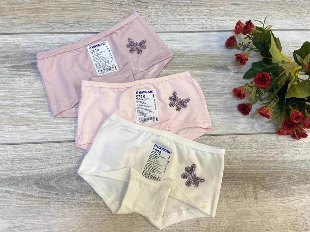 трусы для девочек,нижнее детское белье,комплект трусов слипы baykar для девочек,детские трусы,детское нижнее белье для девочек