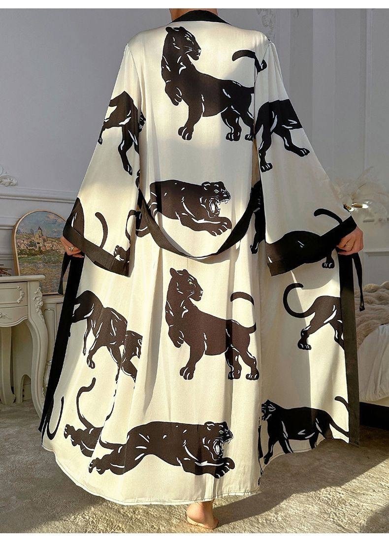 женские халаты,длинный халат,атласный халат,кимоно халат,халат с длинными рукавами