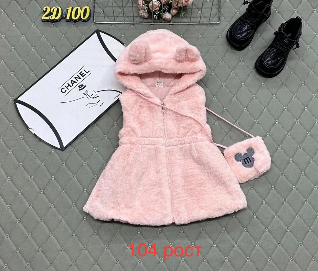 платье детская,удлиненный жилет с капюшоном,верхняя одежда,верхняя одежда 2025,пальто для девочек