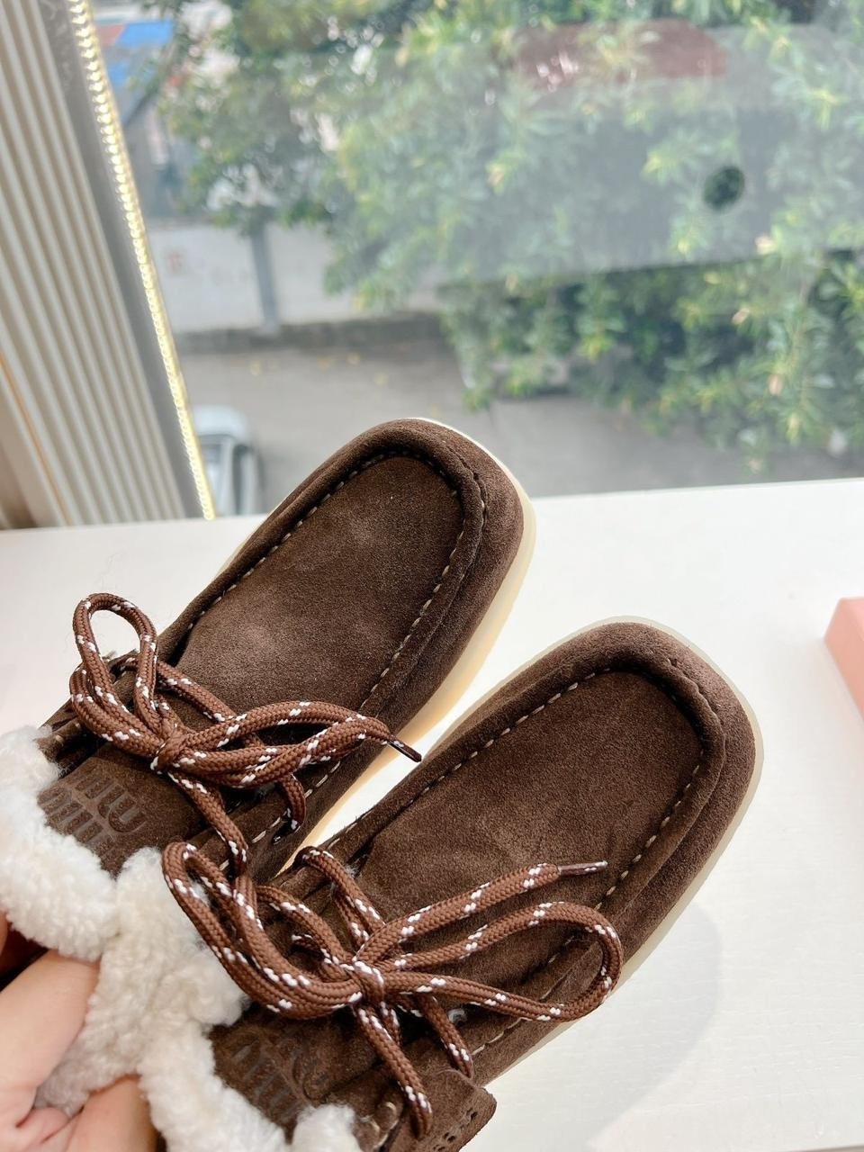 ,женские ботинки с мехом,замшевые ботинки,ботинки miu miu,ботинки с мехом