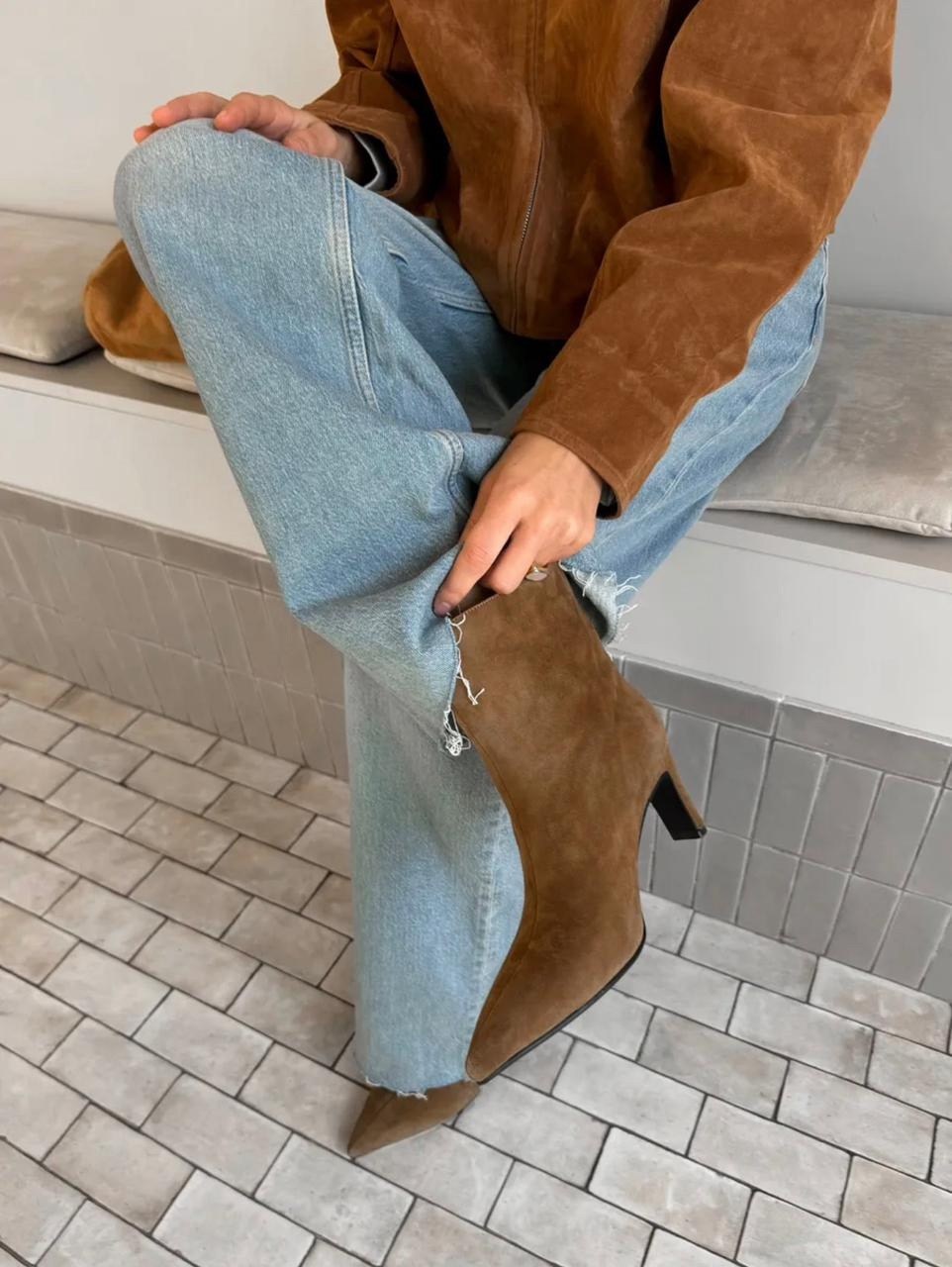 модные ботильоны,замшевые сапоги,короткие сапоги,замшевые ботильоны,ботильоны женские