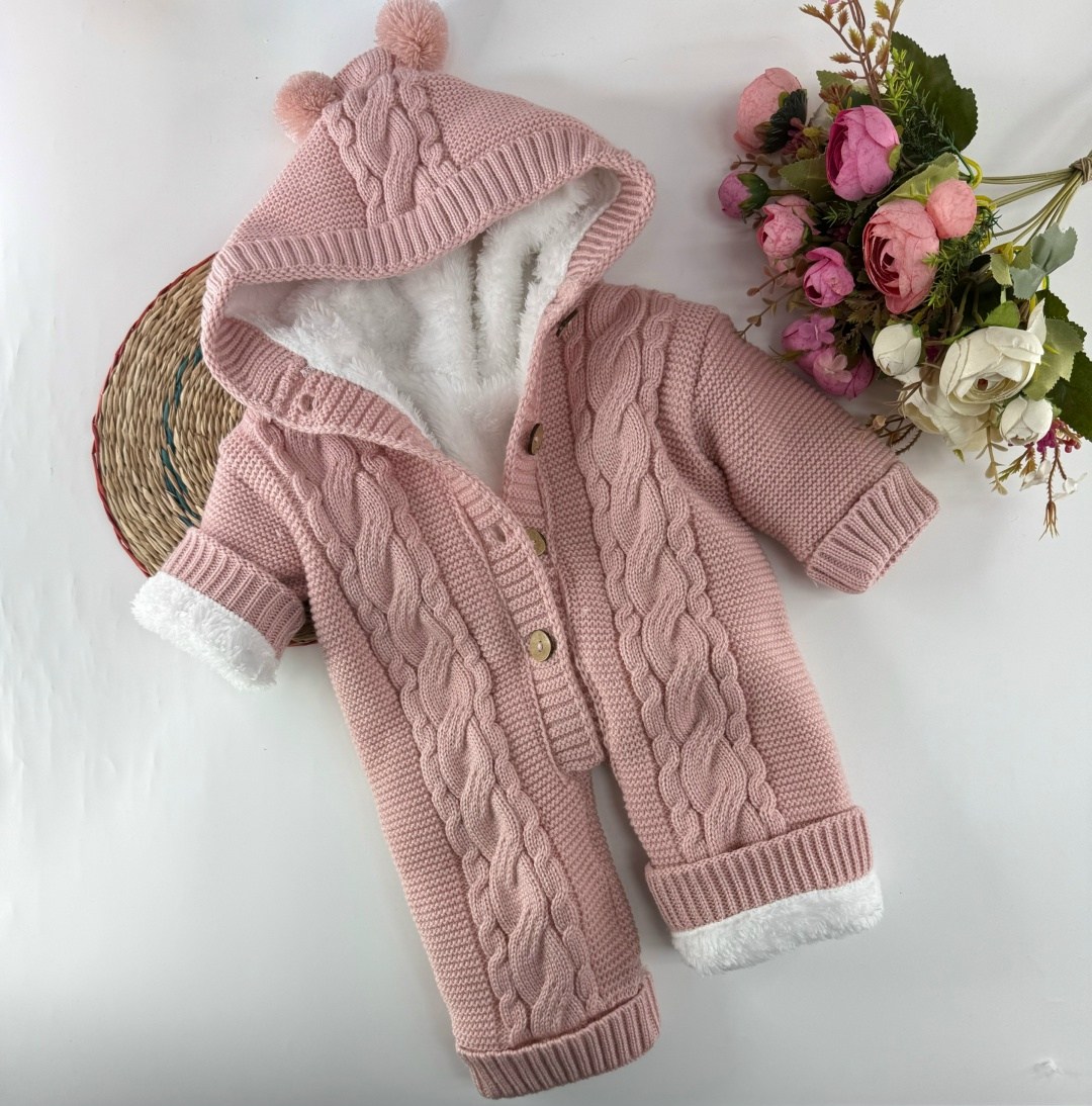 комбинезон вязаный для новорожденного,вязаные комбинезоны для новорожденных,комбинезон вязаный детский,вязаный комбинезон,вязаный комбинезон для новорожденных с капюшоном