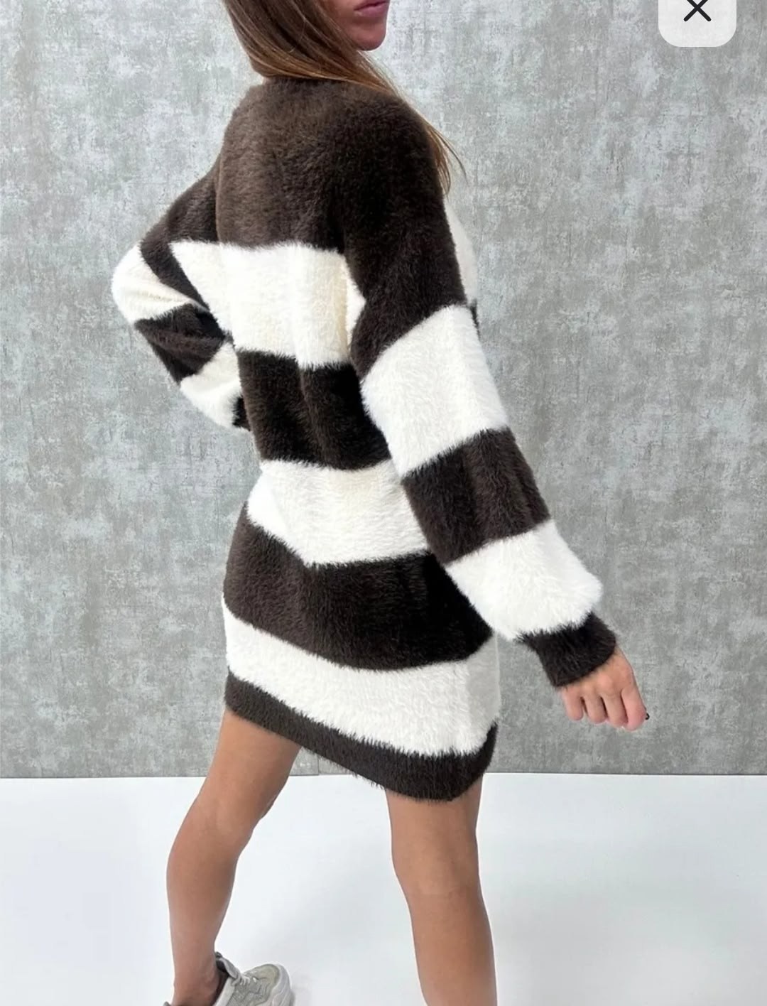 мохеровый полосатый свитер,полосатый свитер,свитер,свитер удлиненная,пушистый свитер