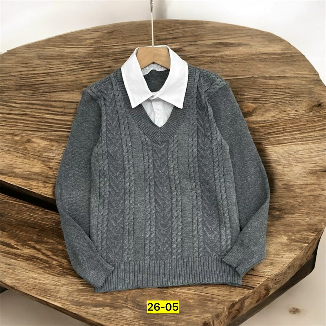 джемпер школьный для мальчика,школьный джемпер,джемпер школьный обманка,детская кофта,кофта свитер