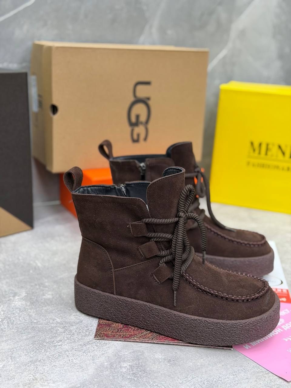 ,замшевые ботинки,ботинки модные, женская,повседневная