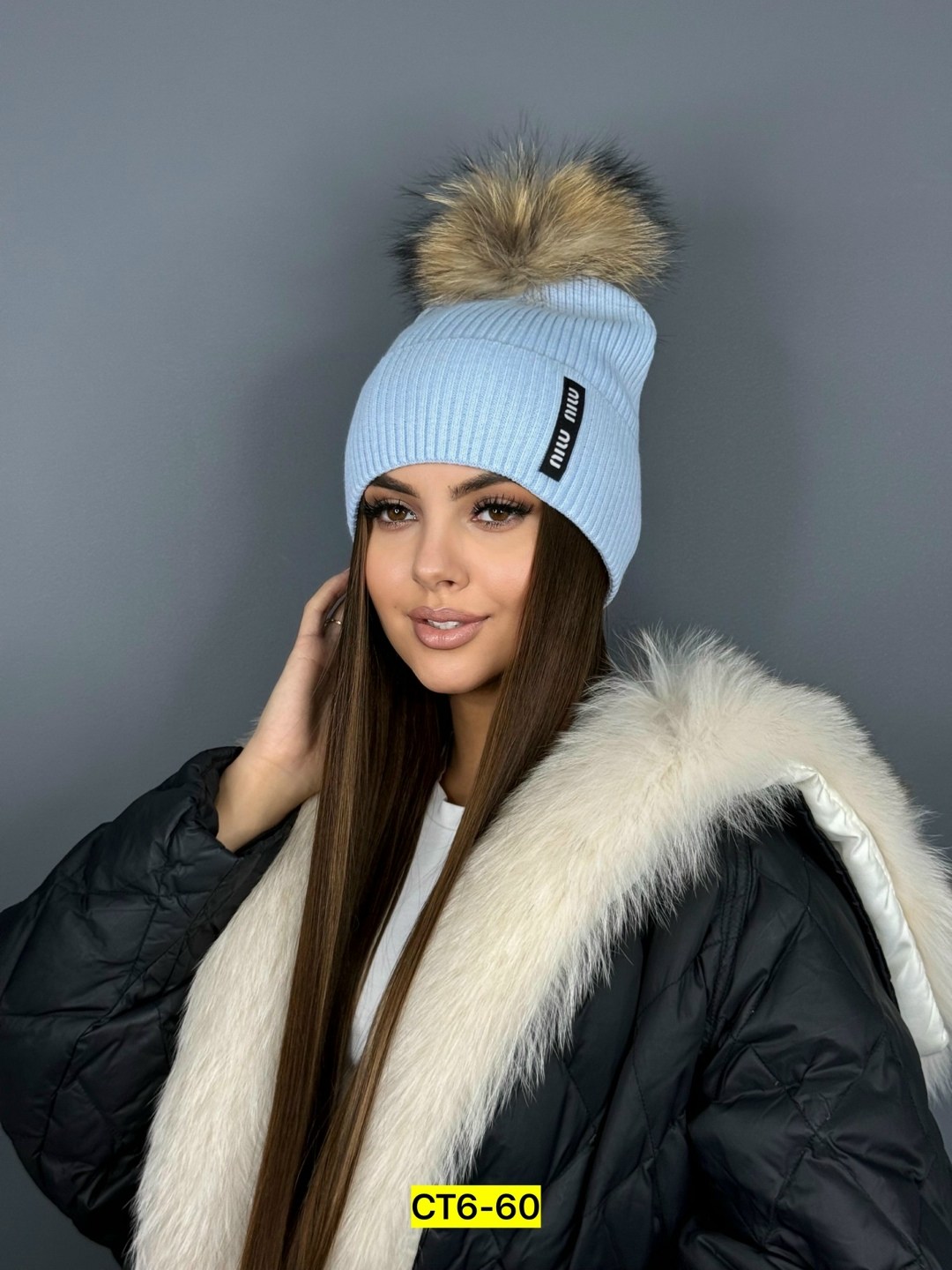 шапка женская зимняя,шапка зимняя модная,шапка женская,женская шапка с помпоном,шапка вязаная с помпон
