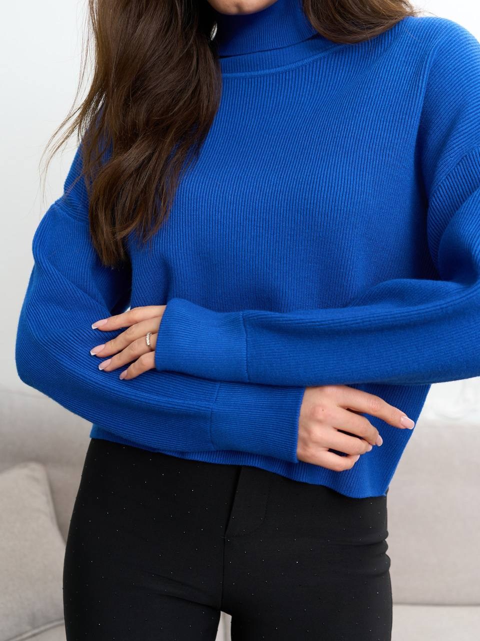 свитер синий,синий свитер женский,свитер джемпер,синий джемпер,свитер