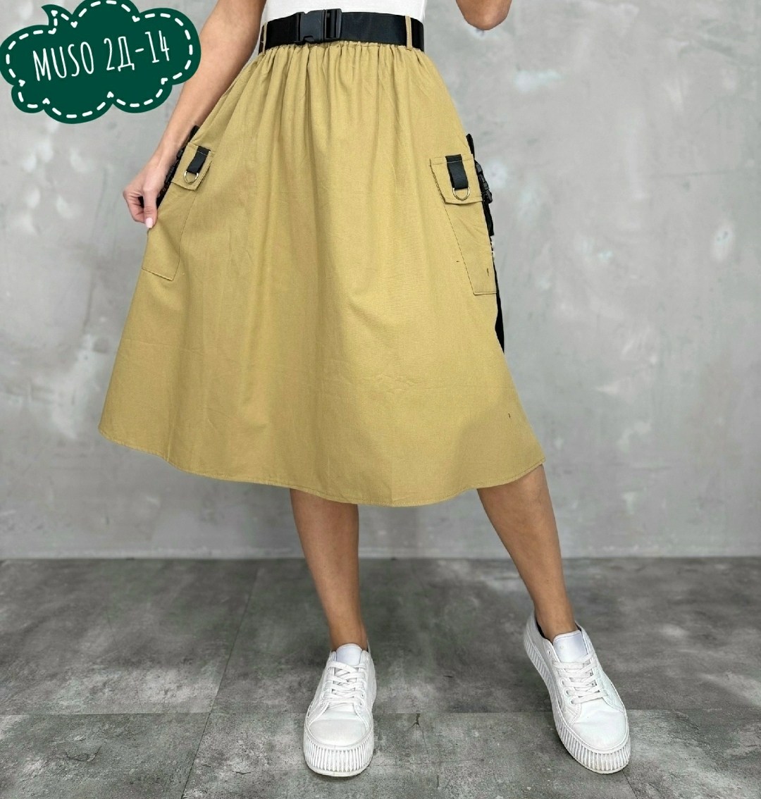 юбка женская,юбка,юбка карго,юбка карго с карманами,миди юбка