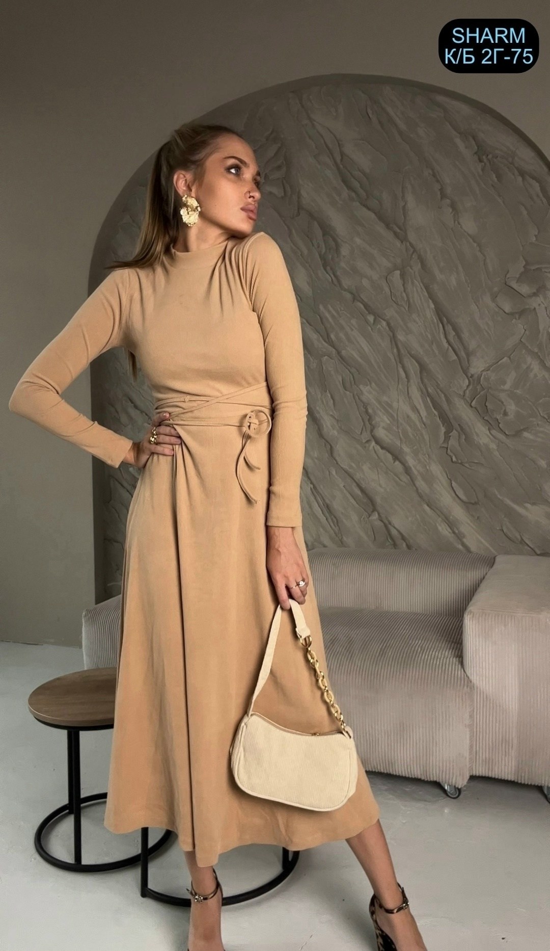 платье из ткани лапша,платье женское бежевое,платье в длине миди,платье лапша женское,платье длинное