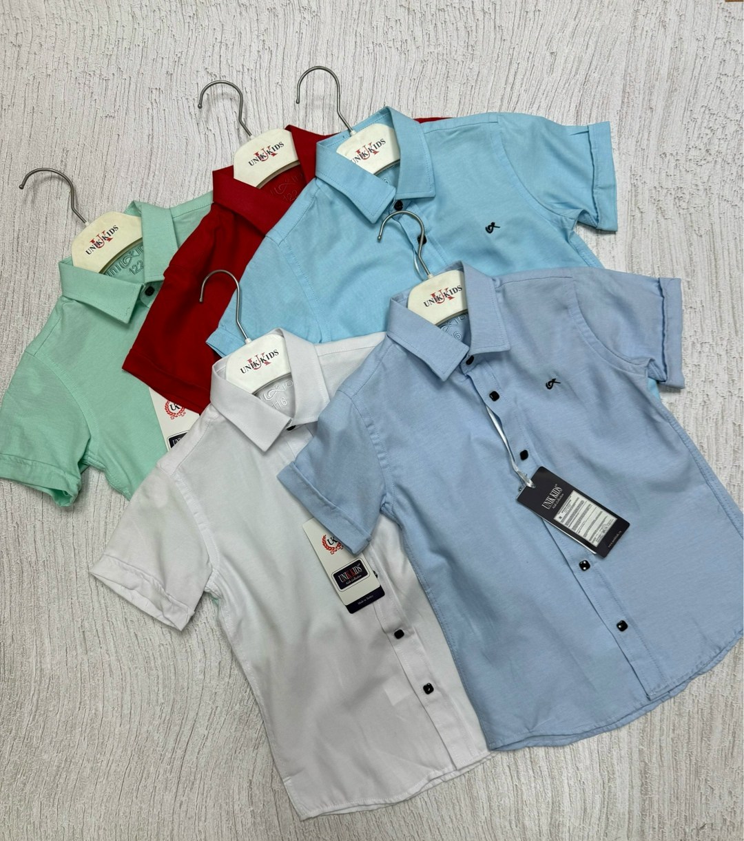 рубашкa школьная,школьная рубашка для мальчика,рубашка для мальчика,детская рубашка,рубашка для мальчика короткий рукав