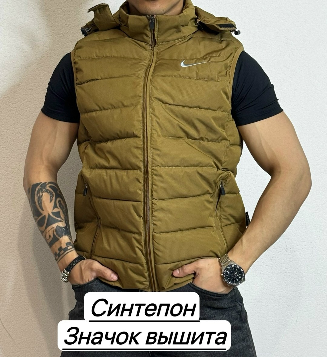 мужские жилеты,жилет утепленный nike,жилетка,жилетка спортивная,жилетка весенняя найк