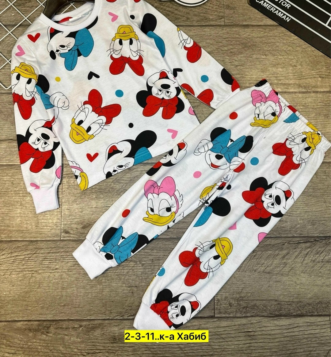 пижама детская,пижама для девочек,пижама домашний костюм,пижама детская микки,пижама для мальчика