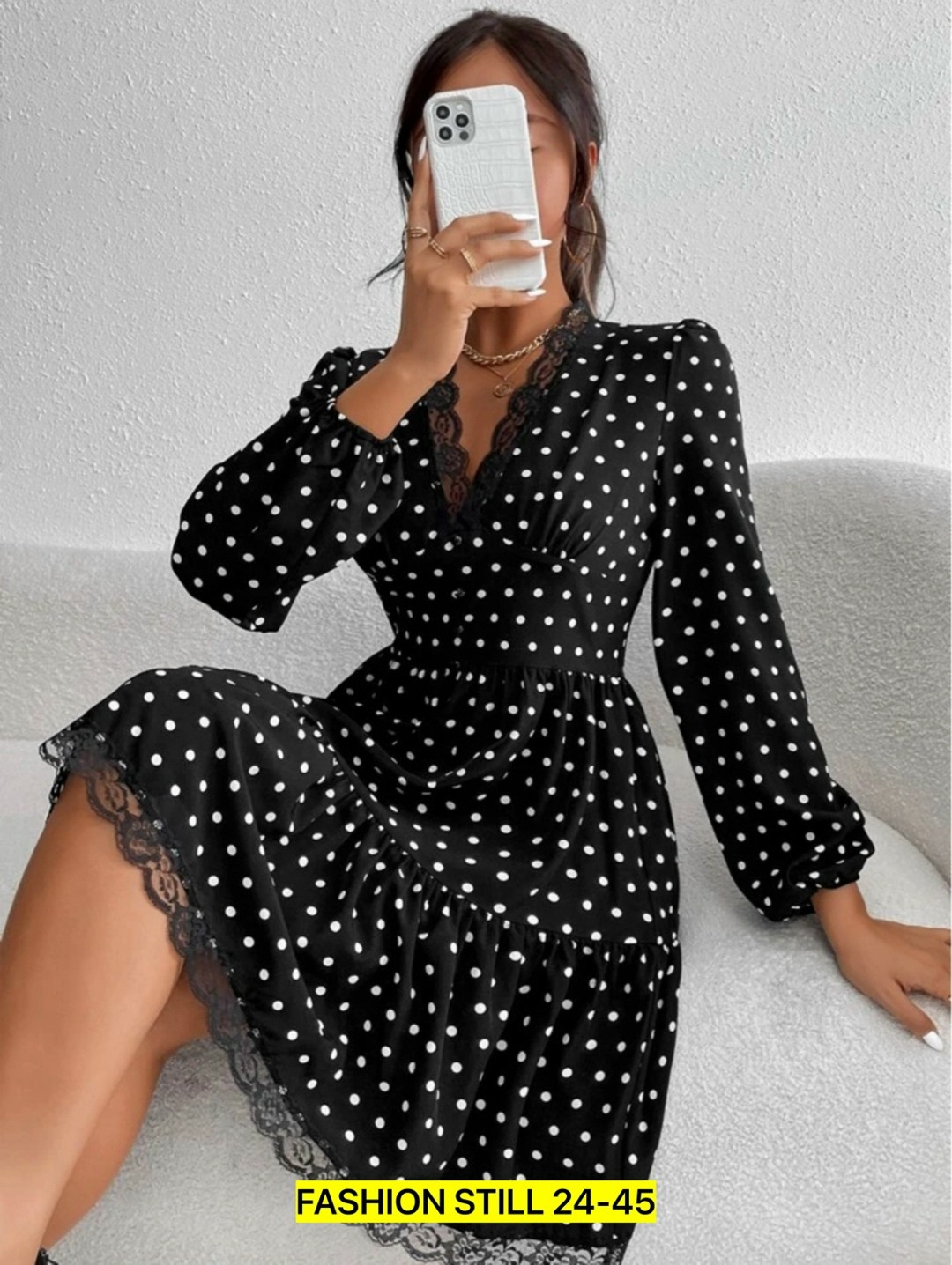 платье женская,платье,платье черное в горошек,модное платье,женское платье в горошек