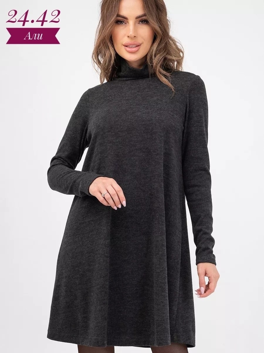 платье из ангоры,платье теплое,платье зеленое теплое,нарядное платье,платье