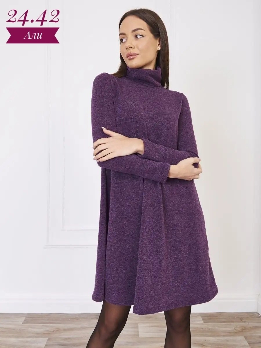 платье из ангоры,платье теплое,платье зеленое теплое,нарядное платье,платье