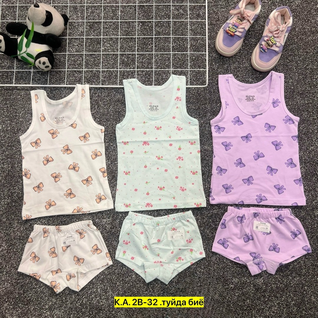 комплект нижнего белья для девочек,комплект детского нижнего белья,белье детское комплект,ребенок,детские комплекты