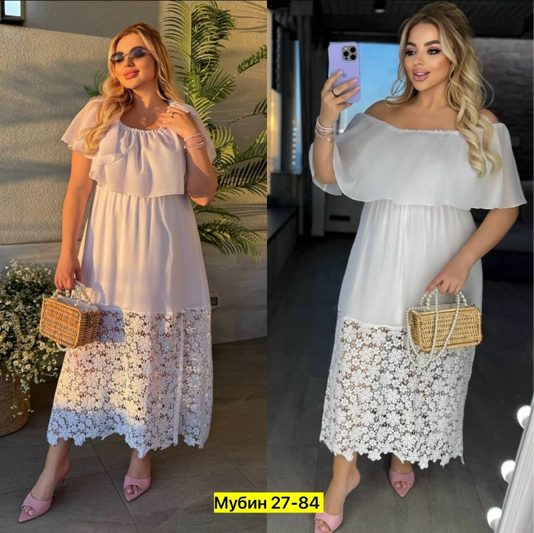 платья ,платье универсальное,платье женская,платье большие размеры,платье с гипюром