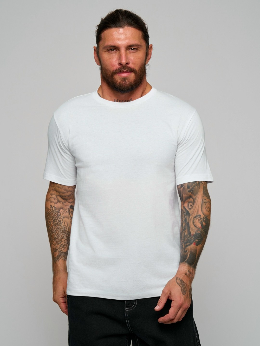 футболки мужские белые,мужская базовая футболка из хлопка 3 шт,белые футболки,мужская футболка,мужская однотонная футболка