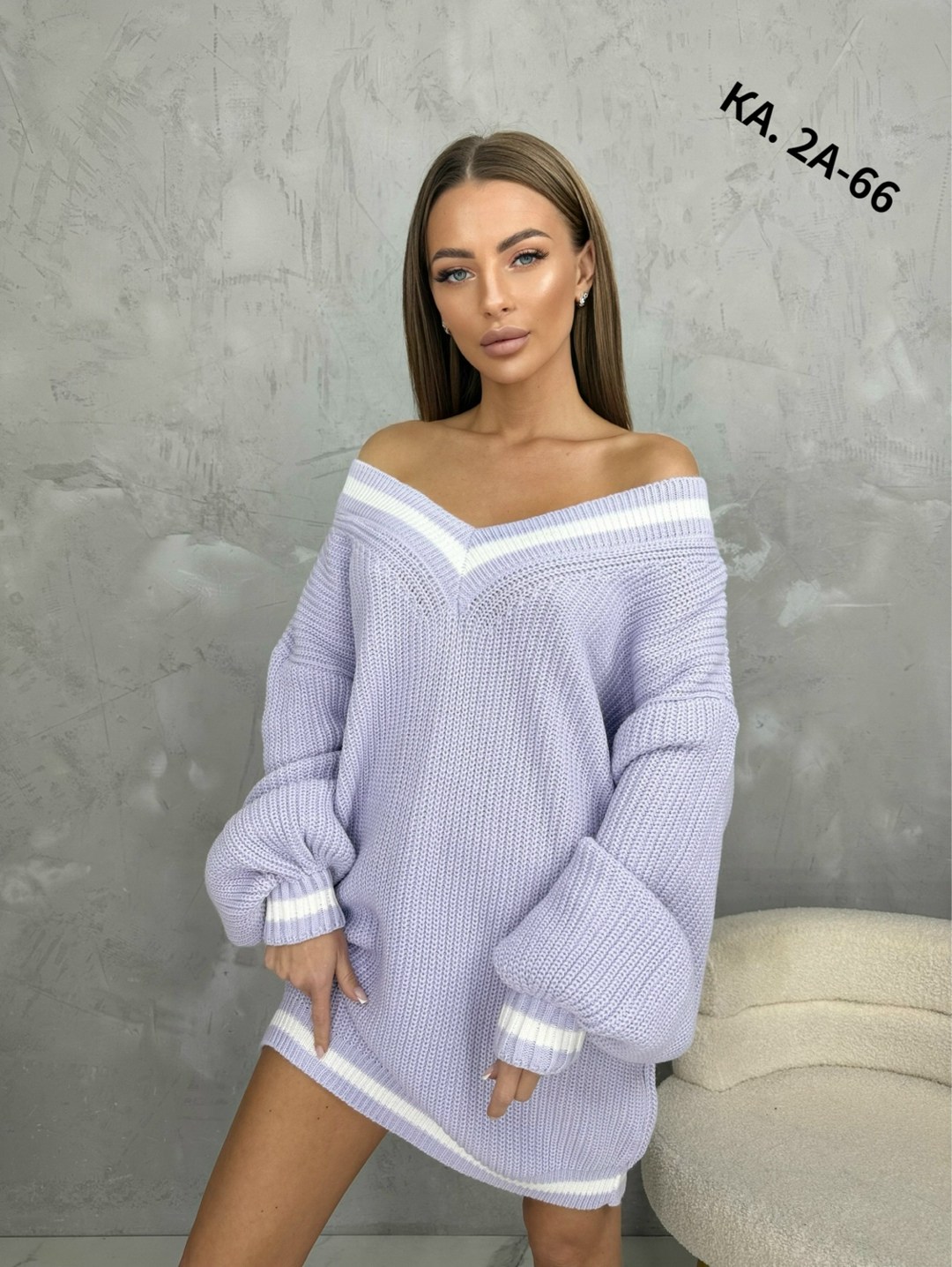 женский свитер оверсайз с v образным вырезом,платье вязаное,вязаная туника,свитер удлиненная,платье свитер вязаное