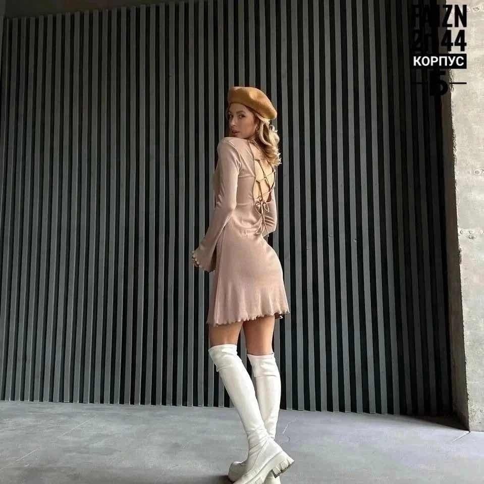 женская платья лапша,платье лапша,трикотажное платье,элегантное платье,платье женское коричневое