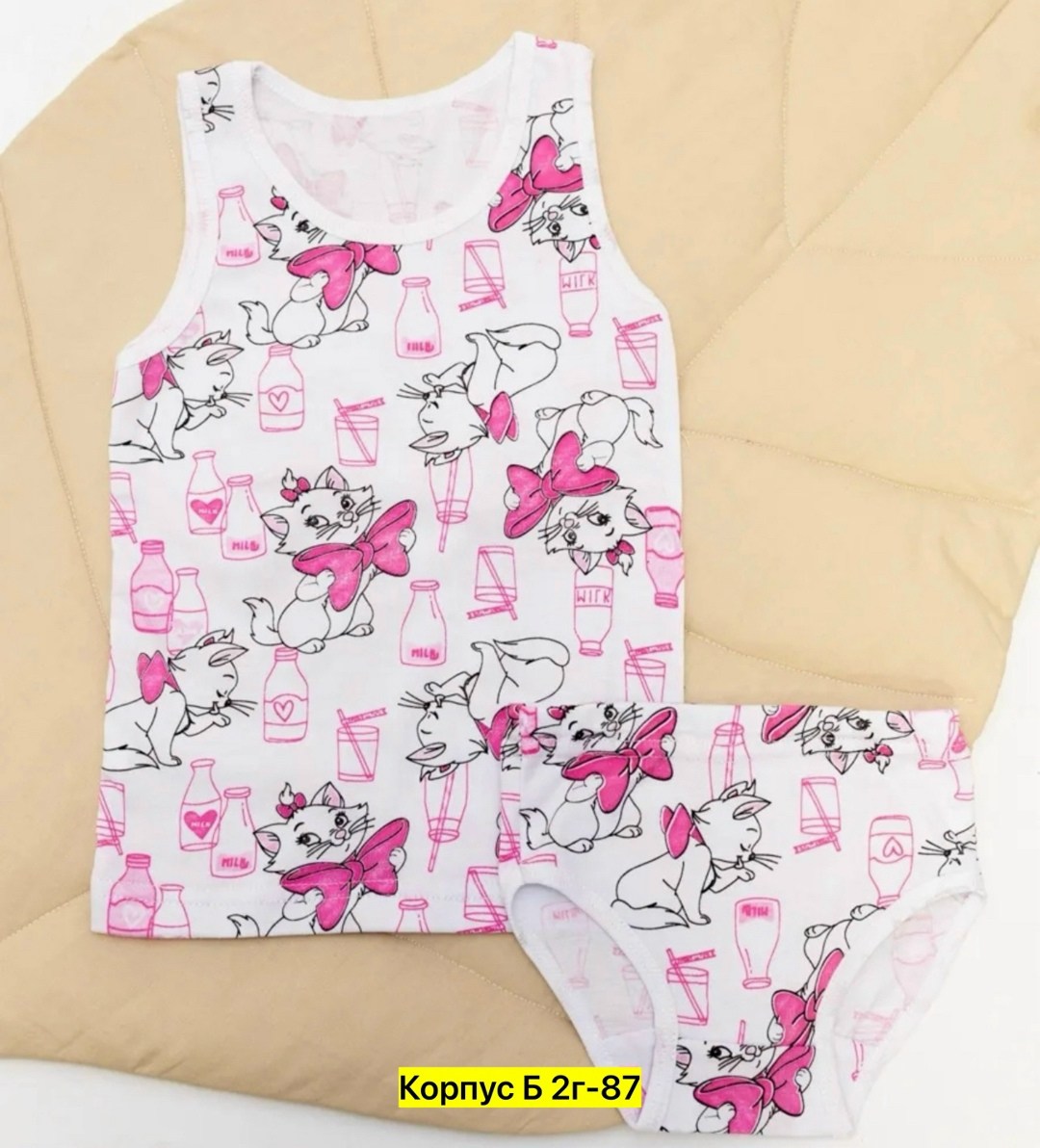 комплект нижнего белья для девочек,нижнее белье для девочек,комплект нижнего белья для девочки майка и трусы,детское нижнее белье,комплект белья для девочки майка и трусы
