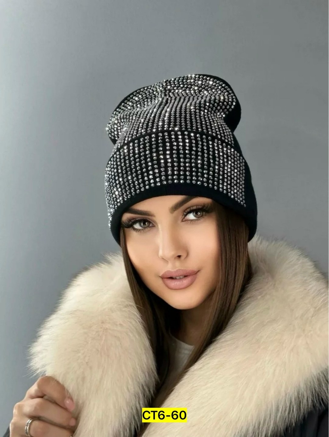шапка женская,шапка бини со стразами,шапка женская бини,шапка модная,шапка женская зимняя