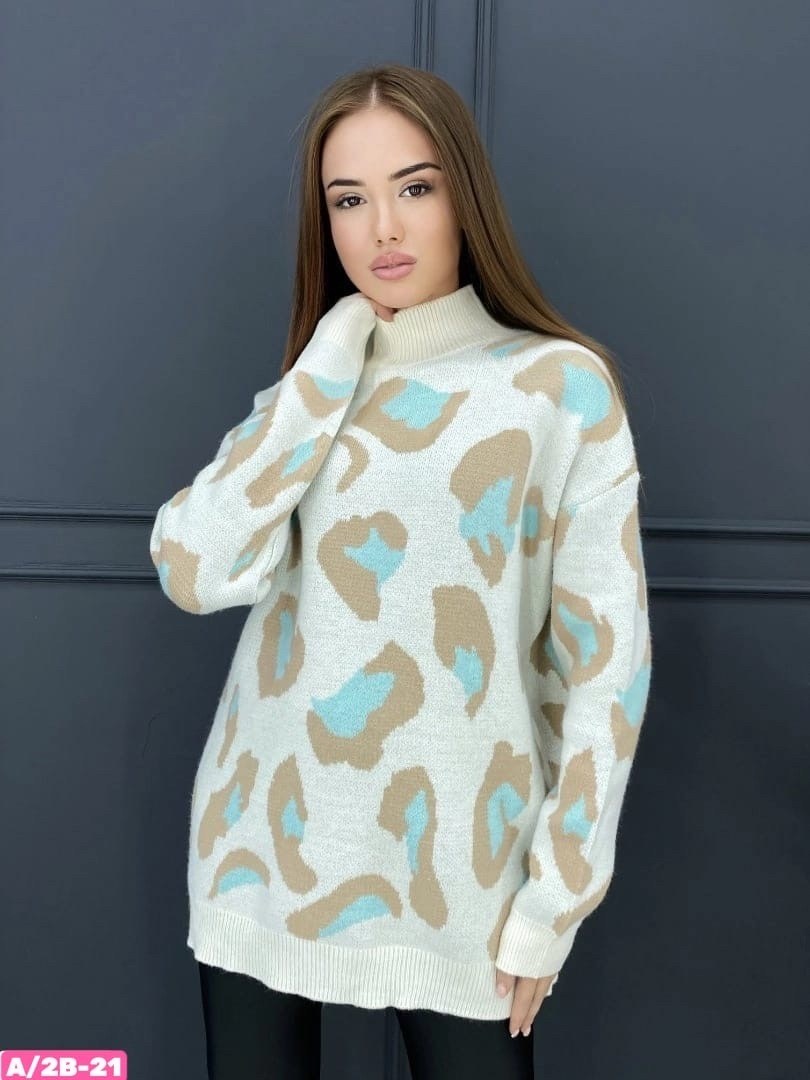 свитер оверсайз женский леопард,свитера женские,женский свитер с принтом,свитер леопард розовый,свитер женский кофта