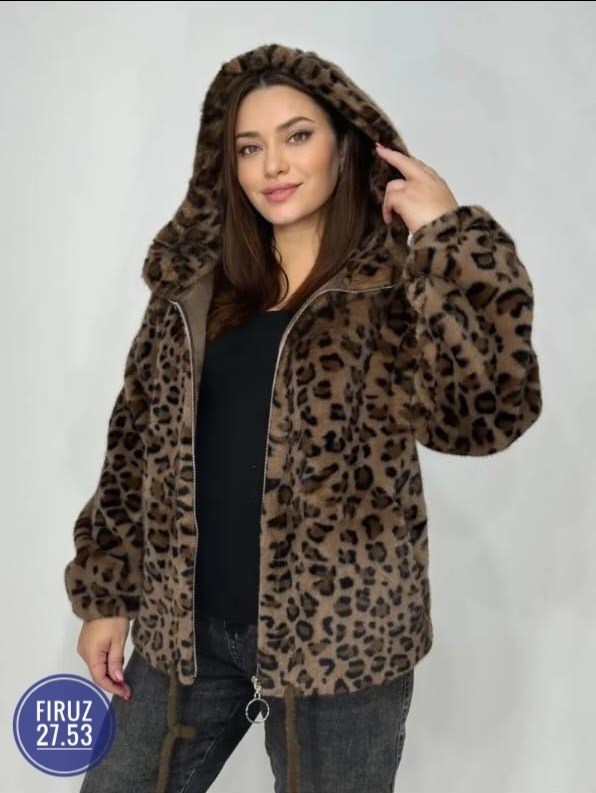 шуба леопардовая,шуба искусственная,шуба женская,шубка,куртка меховая