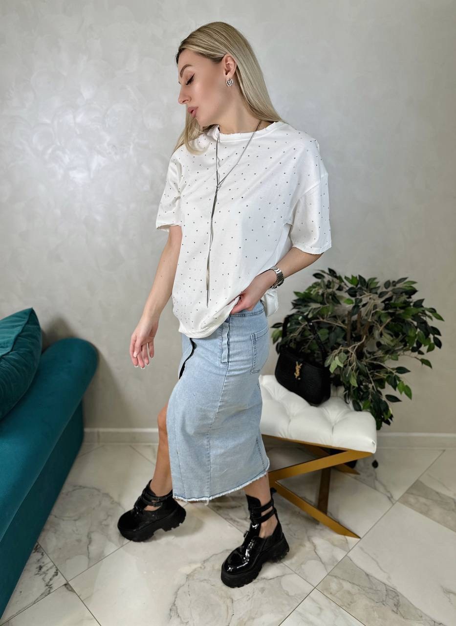 футболка в стиле оверсайз,футболки со стразами оверсайз,футболка женская оверсайз со стразами,футболки со стразами,женские футболки